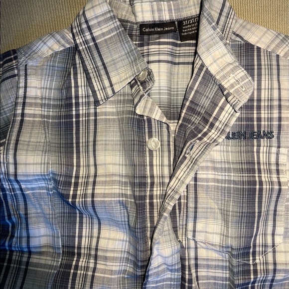 Calvin Klein Jeans boys 2 piece pants & shirt Sz 3 BNWT - Picture 3 of 8